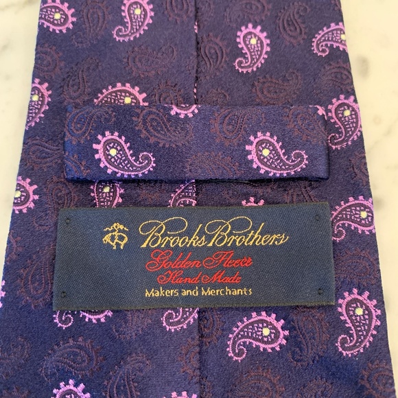 Brooks Brothers Golden Fleece Silk Neck Tie - Picture 3 of 3